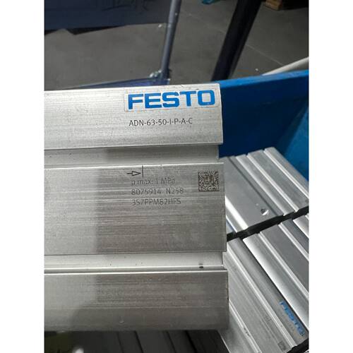 询价下单几乎全新FESTO气缸，型号ADN-63-50-I-P-A-