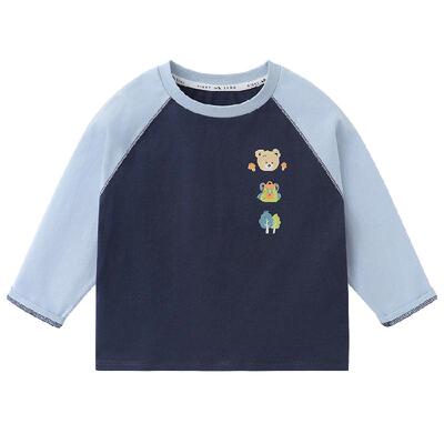 右欧男童打底衫女童长袖T恤