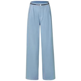 SKYHAND运动休闲裤女秋冬垂坠显瘦宽松直筒裤绒感气质舒适长裤