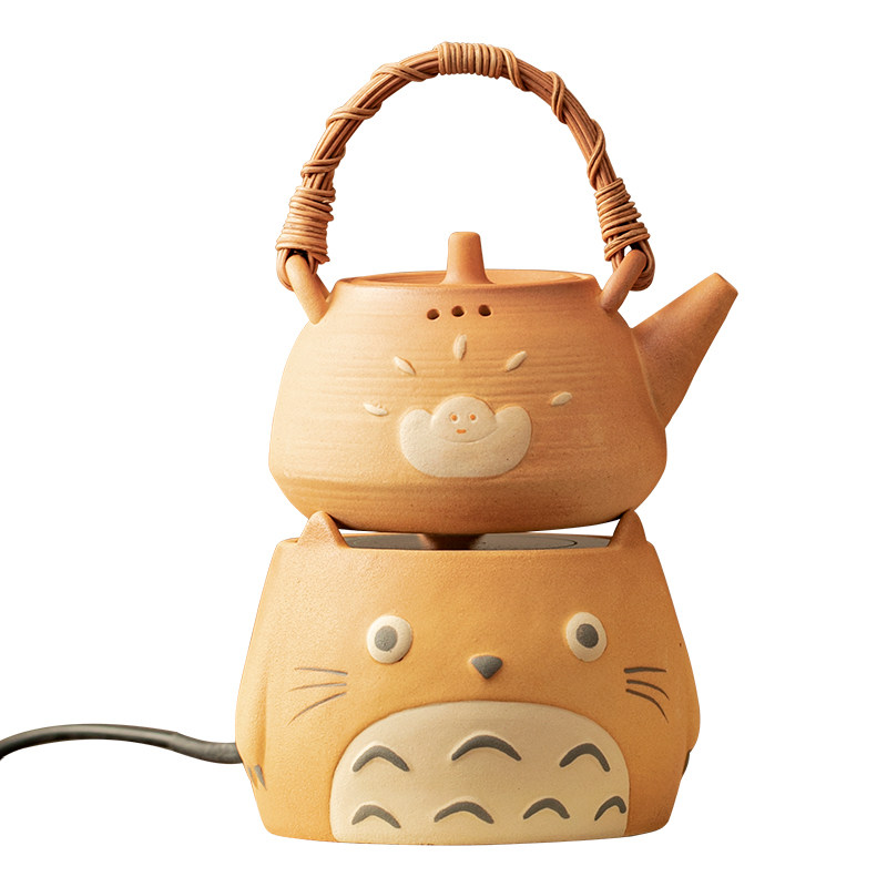 复古煮茶壶家用龙猫碳炉电陶炉