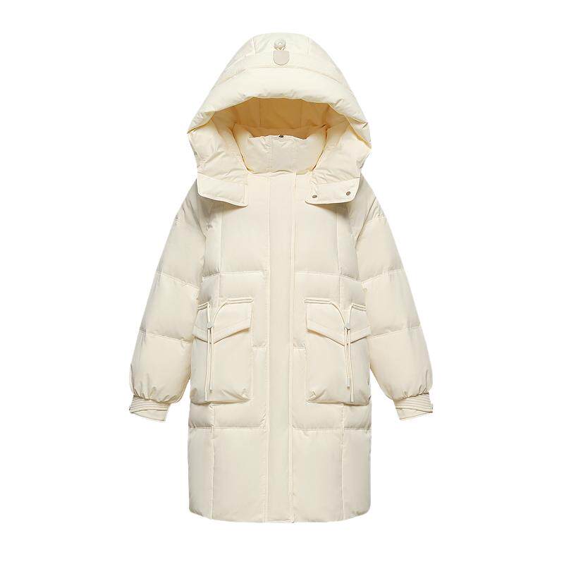 中长款羽绒服雪中飞连帽