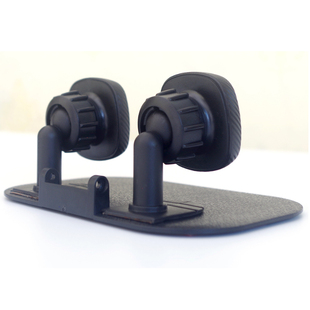 绑带后视镜记录仪改装到中控仪表台支架底座磁吸式固定无需绑带