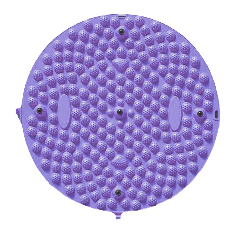 指压板中医圆形超慢跑足底按摩垫子室内原地跑步专用脚底踩趾压板