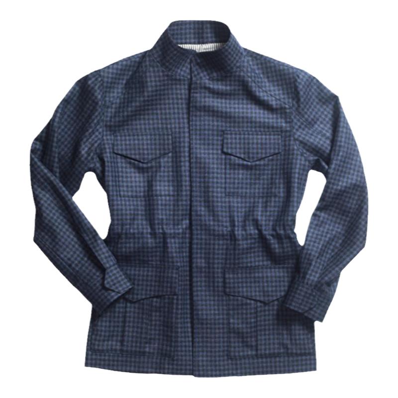 NHO2定制男士猎装M65野战夹克爱尔兰羊毛翻领薄外套Field jacket