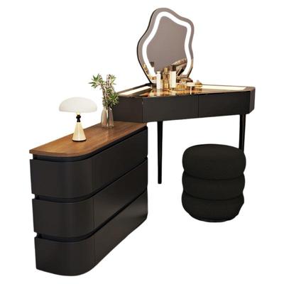 转角小户实木梳妆台家用卧室实惠