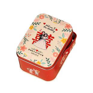 定制喜糖盒子手提马口铁结婚礼品伴手礼2025新款宝宝满月礼盒香烟