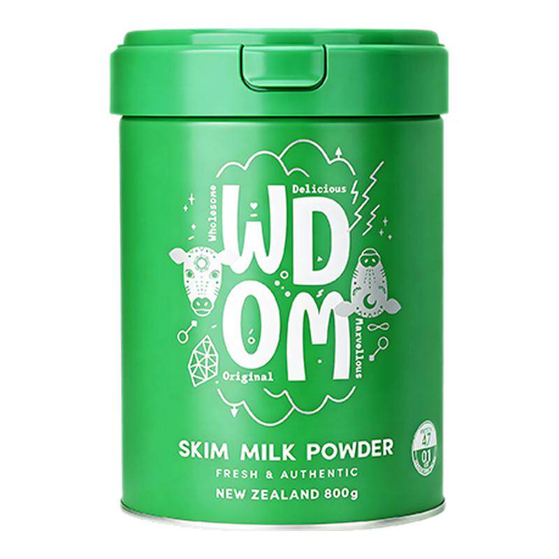 【溯源】WDOM渥康脱脂高钙奶粉儿童中老年成人新西兰奶粉800g