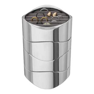 加拿大Umbra 金属首饰盒高档手镯戒指项链耳环收纳盒 桌面饰品盒