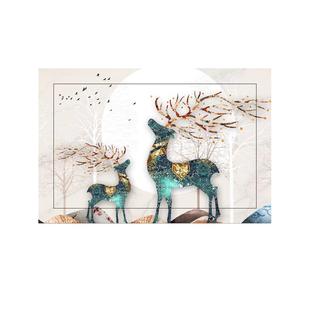 电表箱贴纸自粘画配电箱装饰画遮挡家用开关电箱改造遮丑防水贴画