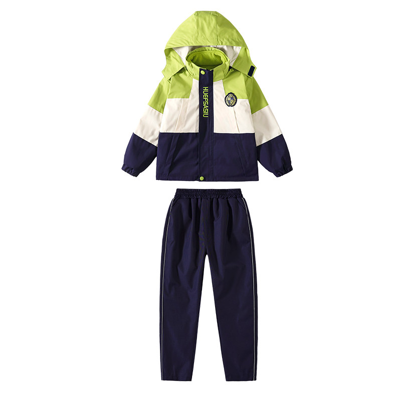 小学生校服春秋装冲锋衣三件套一年级教师儿童班服冬季幼儿园园服