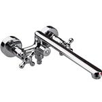 潜水艇全铜冷热双把淋浴混水阀加长入墙式花洒三联浴缸水龙头套装