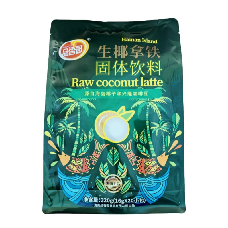 品香园生椰拿铁320g海南速溶咖啡