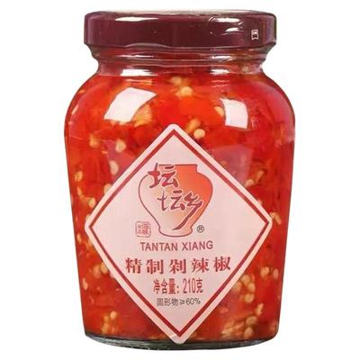 坛坛乡精制剁辣椒210g/425g湖南特产下饭菜湖南剁椒酱鱼头拌面
