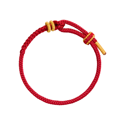 【可穿平安扣】手工编织手绳