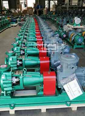 卧龙牌I衬氟离心泵多晶硅专用泵脱醇甲苯泵卧式酸洗泵HF80-65-125