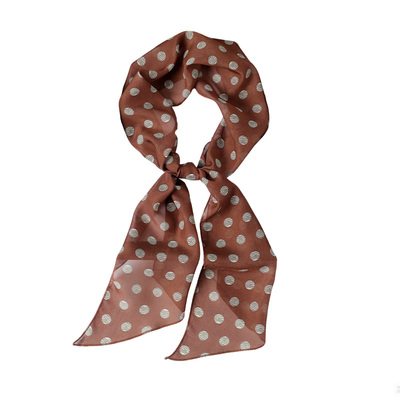 波点丝巾印花高级感百搭配饰系脖