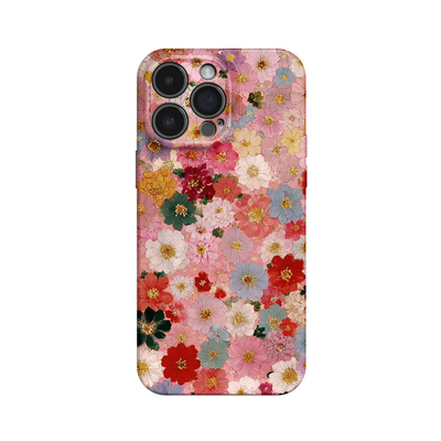 万花细语~粉红唯美少女心适用iPhone16/15promax手机壳新华为mate60小米14OPPOreno12苹果13vivox200一加ACE5