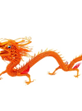 精灵铝艺招财中国龙氧化铝线