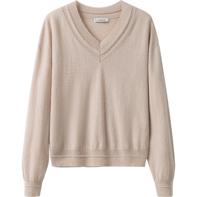 【100%山羊绒】播奥莱商场同款洋气显瘦气质针织毛衣女BDR4SD3824