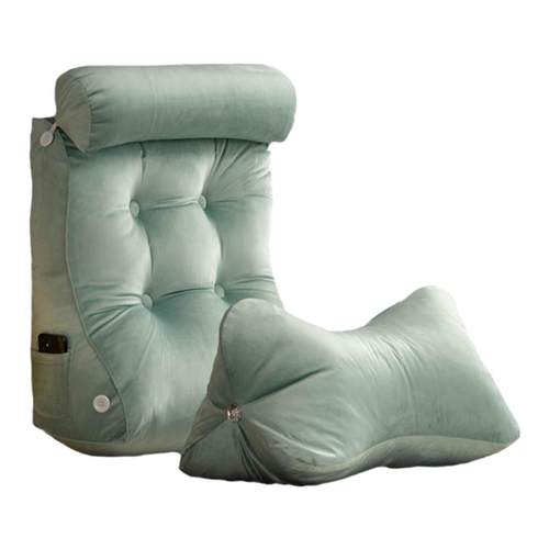 轻奢床头靠垫软包护腰床上靠枕三角沙发大靠背垫卧室榻榻米床靠背