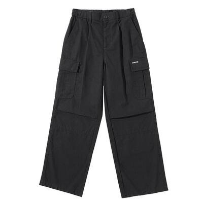 骆驼女装纯棉工装裤宽松休闲长裤