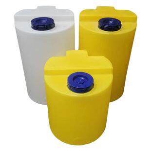 100L/200升 白色/黄色加药耐酸碱PE水箱/PE桶/化工搅拌桶 大水桶