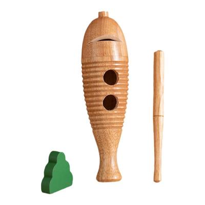 三重吕橡木奥尔夫打击乐器蛙鸣筒