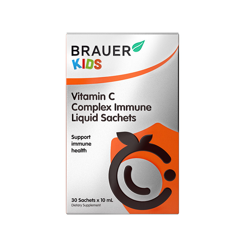 Brauer维生素c免疫力儿童天然维C液体VC宝宝复合有机vc儿童抵抗力