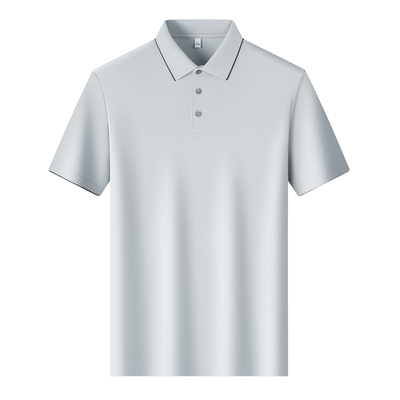 皮尔卡丹男士短袖t恤2026新款纯色翻领Polo衫夏季高端奢侈品上衣