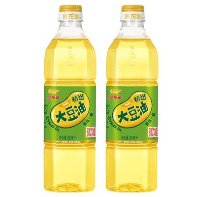 金龙鱼食用油小瓶精炼一级大豆油家用色拉油商用批发煎炸官方正品
