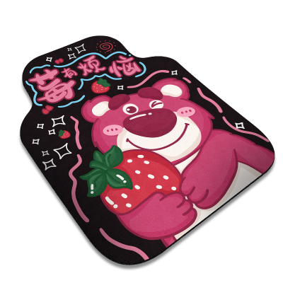 卡通汽车脚垫硅藻泥防脏易清洗