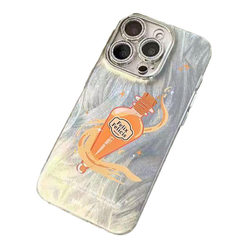 哈利波特福灵剂iPhone17ProMax羽纱手机壳13/14plus华为16/15Pro小米红米7/8p不撞款11/1