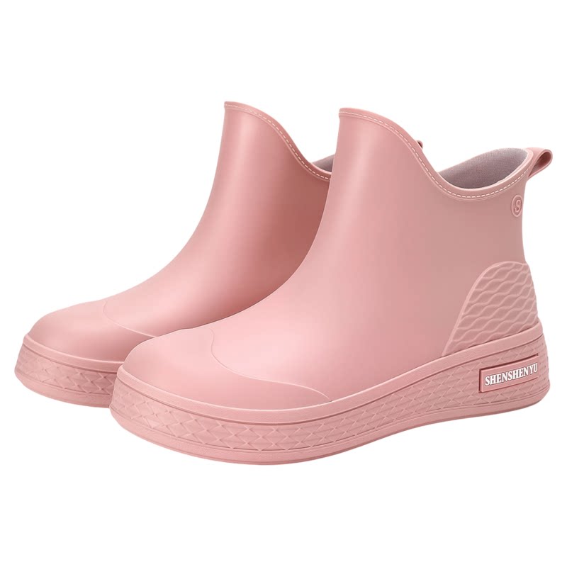 【出口日本】百搭女短筒雨鞋