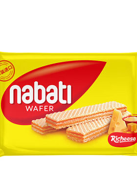 nabati纳宝帝丽芝士威化饼干25g