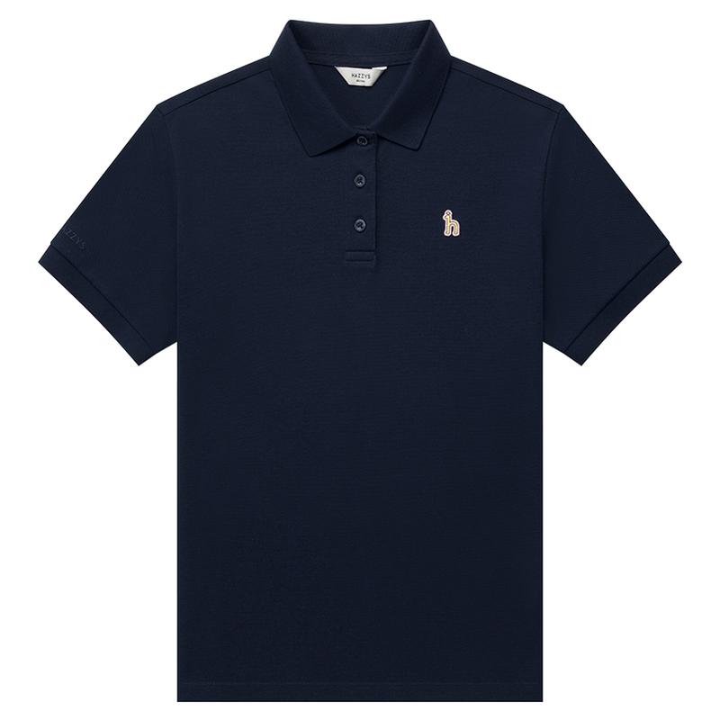 【专柜正品】Hazzys哈吉斯polo衫T恤女春夏休闲短袖上衣