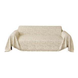 2026新款冬季毛绒沙发巾日式侘寂风一整张防猫抓沙发盖布套罩全包