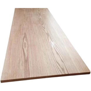 北美红橡木桌面板原木家用办公桌简约实木书桌定制台面板学习桌