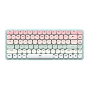 绿联Fun+双模机械键盘84键高颜值可爱蓝牙键盘有线办公键盘矮茶轴