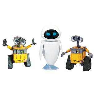 wall-e机器人总动员玩具 瓦力 伊娃 手办公仔模型车载摆件