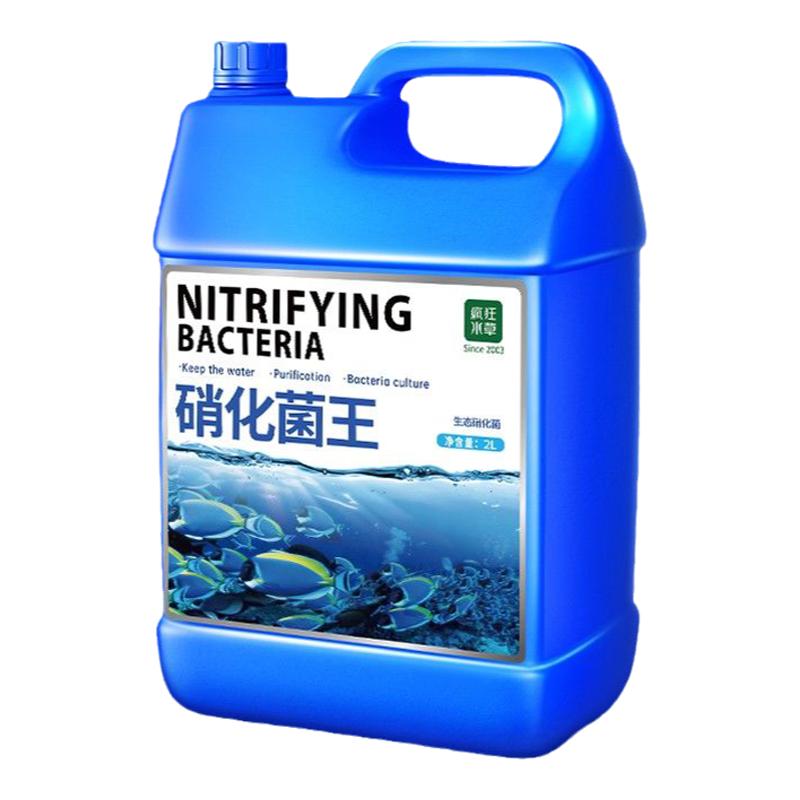 鱼塘鱼池硝化菌硝化细菌鱼缸用净水剂免换水高级感清水清澈稳定剂