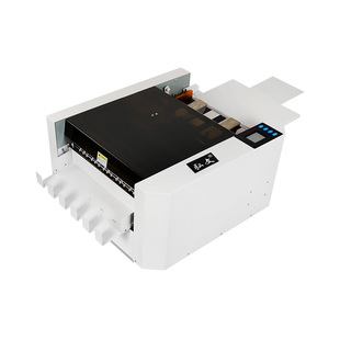 弘文A3名片切卡机QK-A3+P全自动高速多功能切纸机电动吊牌名片裁切机图文装订印后配套设备中速多功能可定做