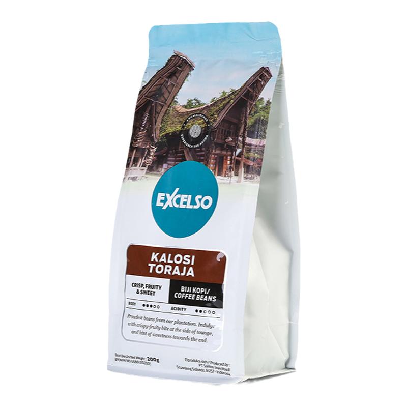 印尼进口EXCELSO宜享受卡罗西托拉雅咖啡豆无糖烘焙现磨咖啡袋装