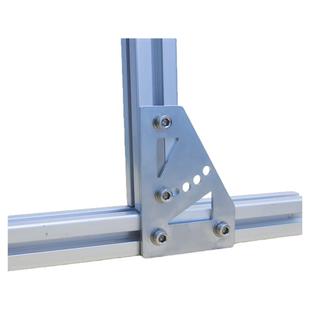 L型T型十字连接板203040404545铝型材外拐角片直角件加固定铁镀镍