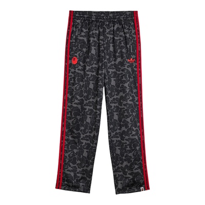 Adidas/阿迪达斯正品三叶草男士运动宽松时尚印花复古长裤JN7125