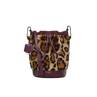 Radley中号羊皮水桶包斜挎包