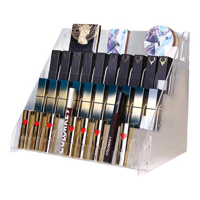 亚克力眼影盘展示架子口红粉饼