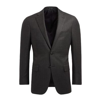 Suitsupply深灰色S130支羊毛西服