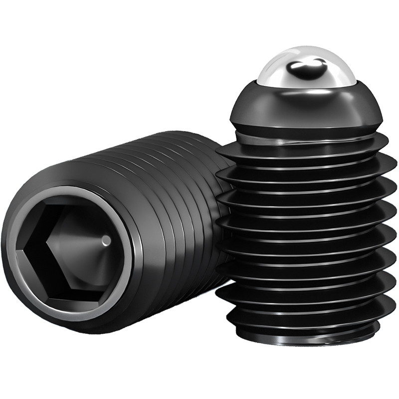 12.9级波仔螺丝玻子波珠定位珠钢珠紧定弹簧柱塞M3M4M5M6M8M10M16