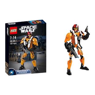 星球大战STARWARS Poe Dameron 波伊75115人偶拼装积木 XSZ 606-1