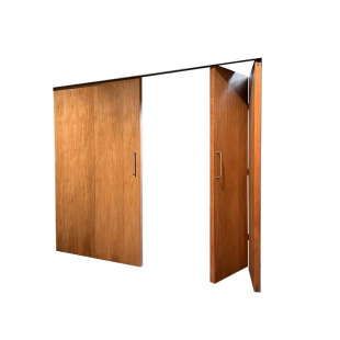 隔断门定制室内吊轨门客厅隐形门厨房玻璃移门实木复合卧室折叠门